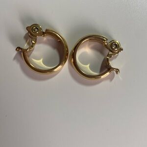 Monet vintage clip earrings